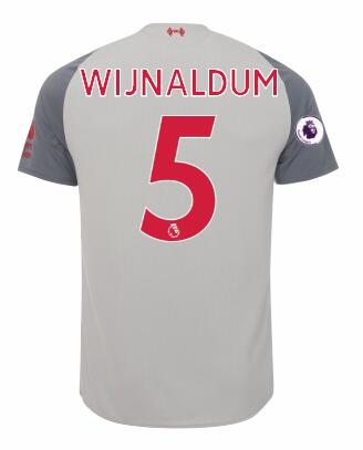 18-19 Liverpool GEORGINIO WIJNALDUM 5 Third Soccer Jersey Shirt